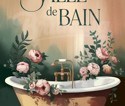 affiche bain rétro