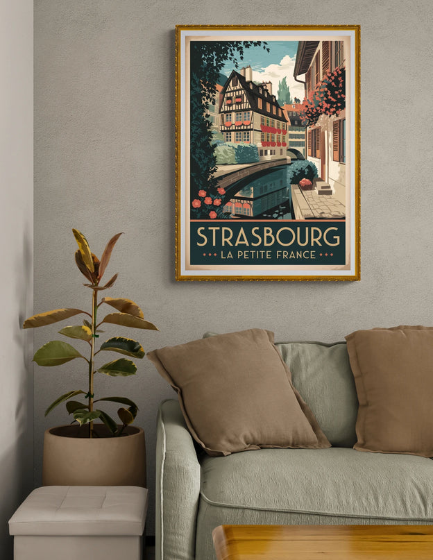 Affiche Petite France vintage