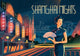 Affiche Shanghai Nights femme élégante Art déco