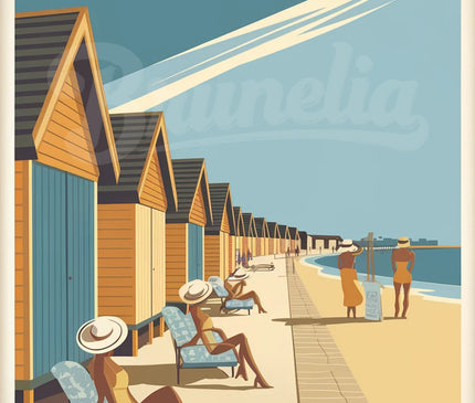 Affiche vintage Deauville