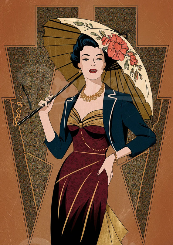 affiche vintage femme 2