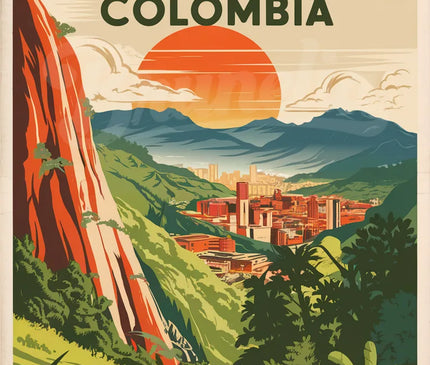 Affiche vintage Bogota