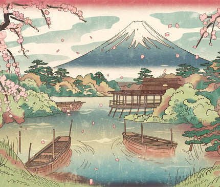 affiche japonaise vintage