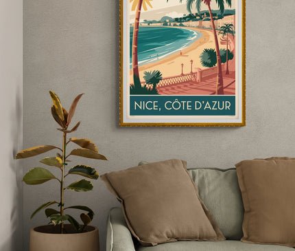 affiche retro nice
