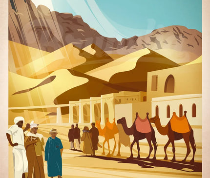 affiche vintage algerie
