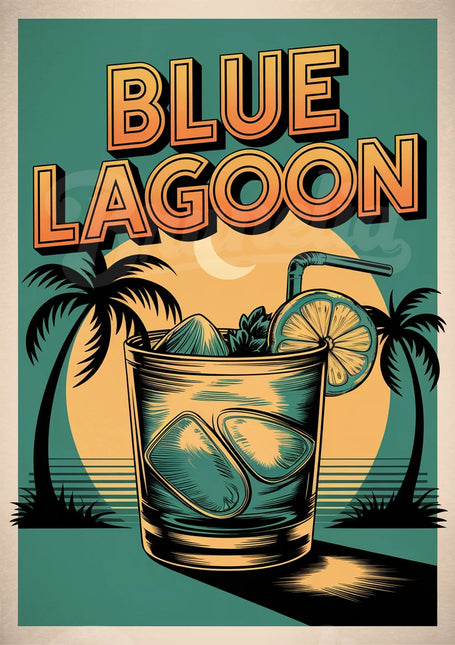 affiche vintage cocktails et boissons copie