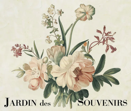 affiche fleur vintage 1