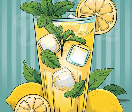 Affiche publicité limonade vintage 1