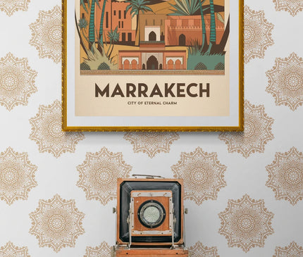 Affiche vintage Marrakech copie