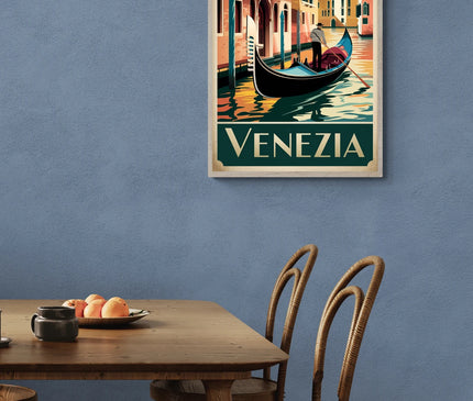 Affiche gondole vintage