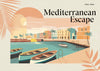 Affiche Vacances Méditerranéennes 1920-1960