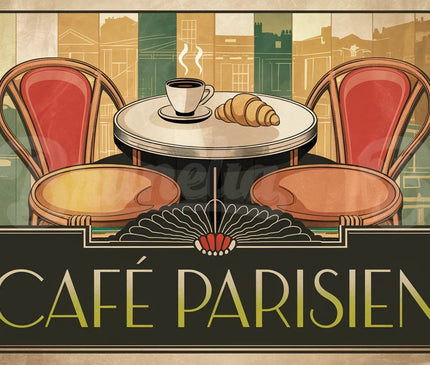 affiche murale vintage