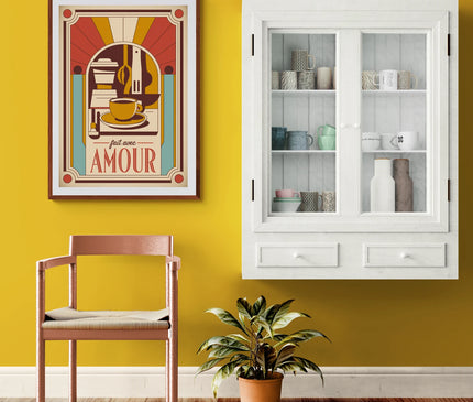 affiche vintage cuisine