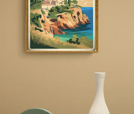 affiche retro corse