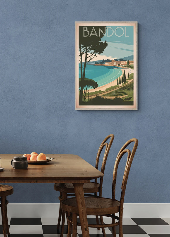 Affiche vintage Bandol