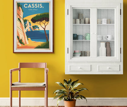 affiche vintage cassis