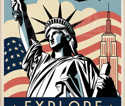 affiche usa vintage