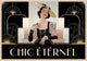 Affiche Chic Éternel femme élégante Art Déco
