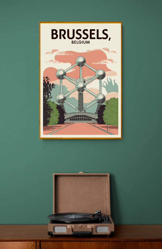 affiche vintage bruxelles