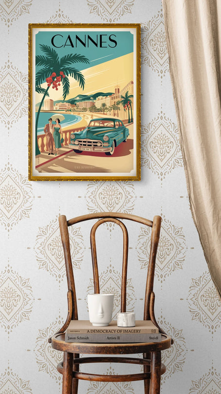affiche cannes vintage