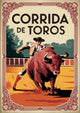 Affiche Corrida de Toros matador arène espagnole