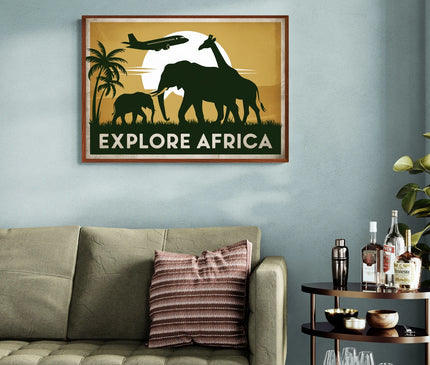 affiche vintage afrique