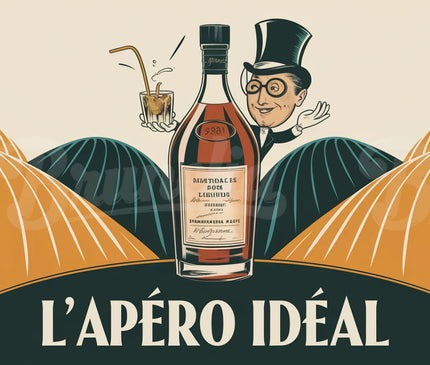 affiche vintage alcool