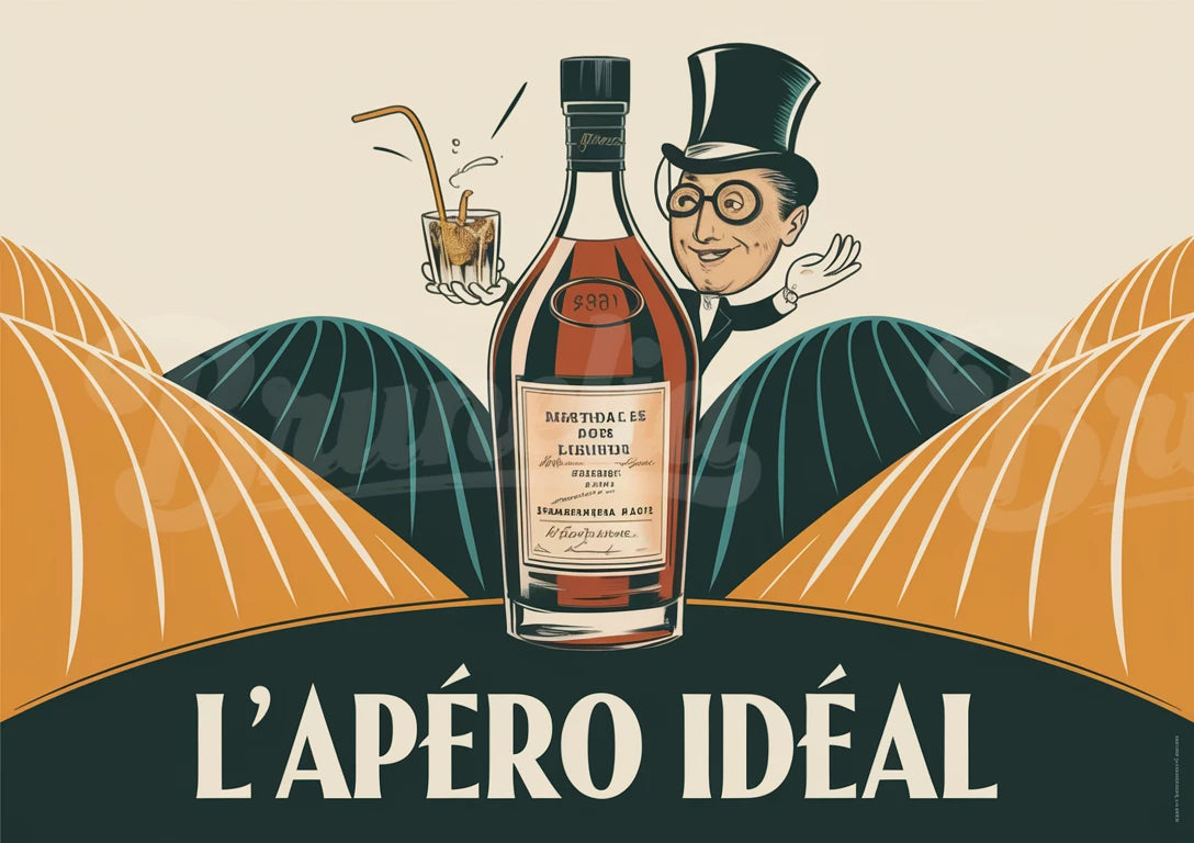 affiche vintage alcool