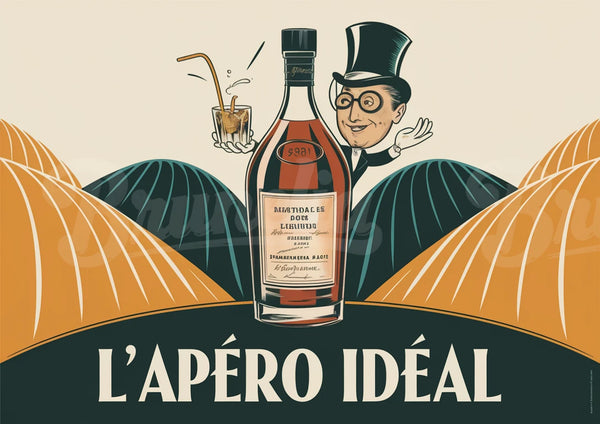 affiche vintage alcool