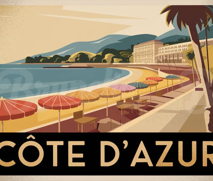 affiche vintage pays