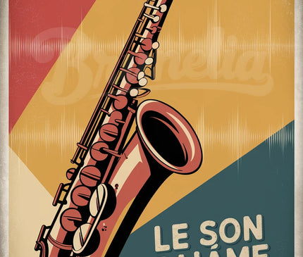 affiche musique retro