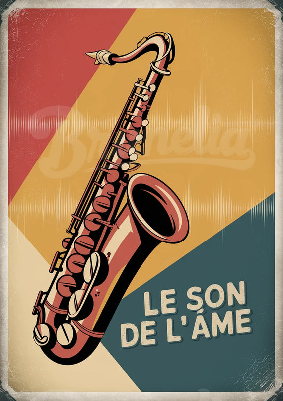 affiche musique retro