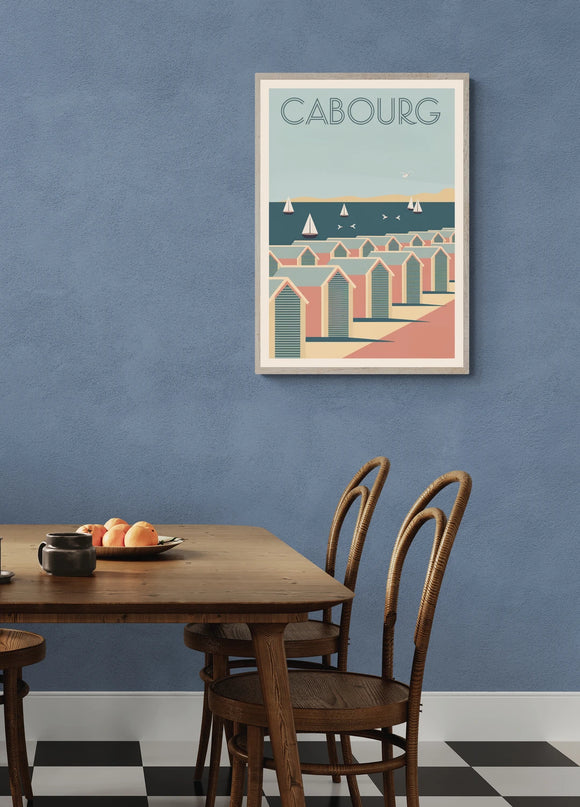 affiche vintage cabourg