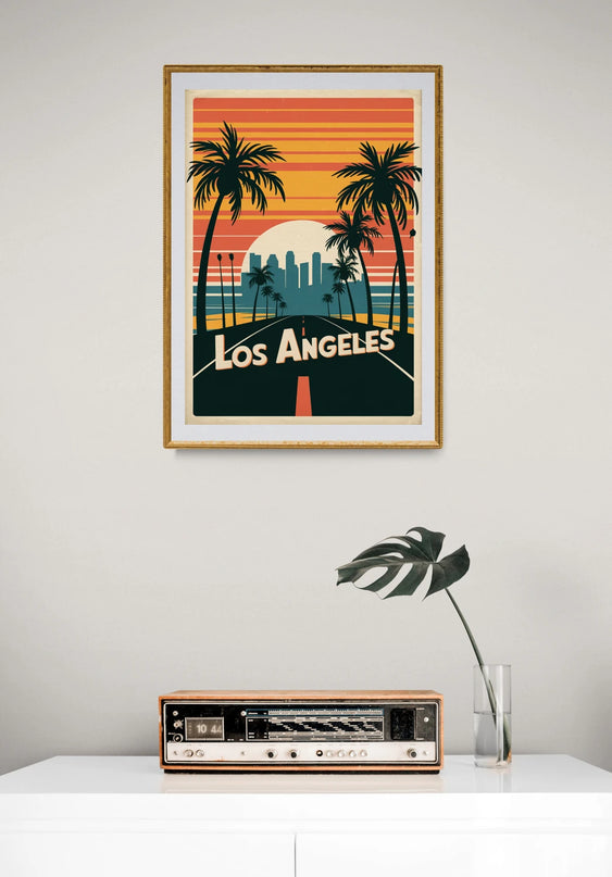 affiche vintage los angeles 2