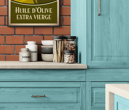 Affiche vintage olive et huile d’olive