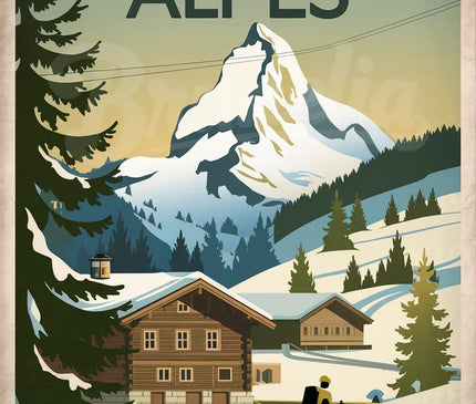 Pack Suisse — 4 affiches A4 · Sélection 2