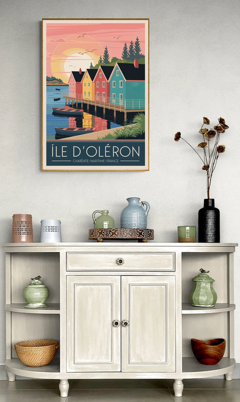 affiche vintage oleron