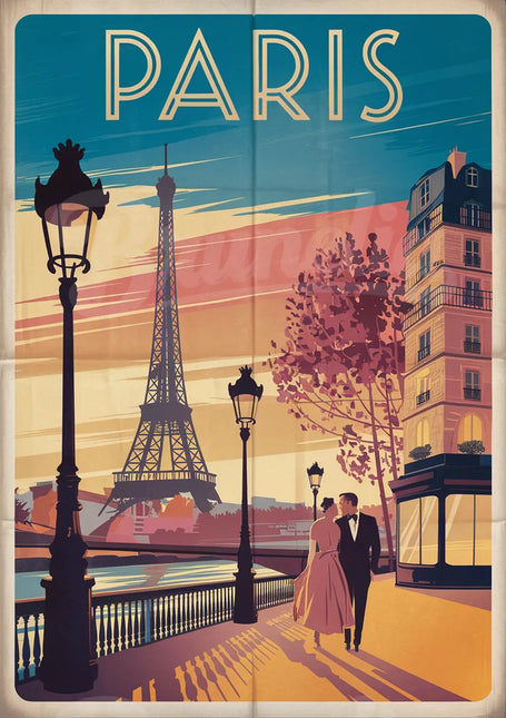 affiche vintage paris