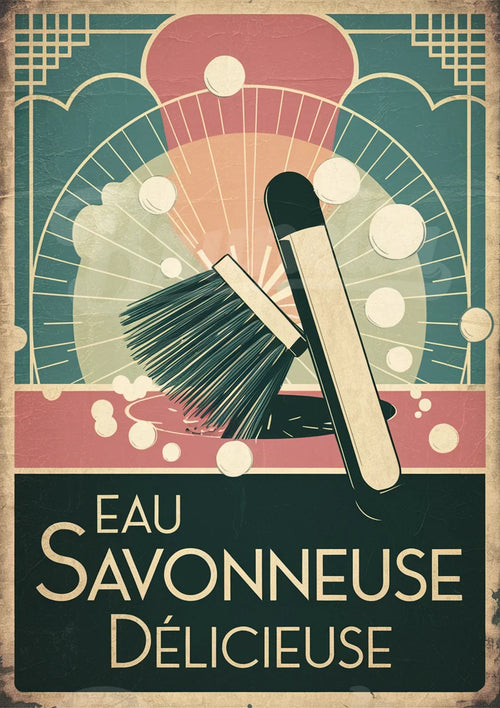 Affiche Savon liquide années 1920 Publicitaire