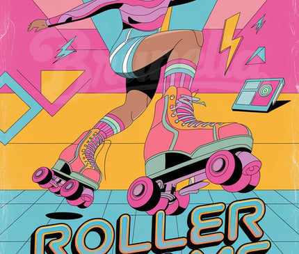 Affiche vintage roller copie 2
