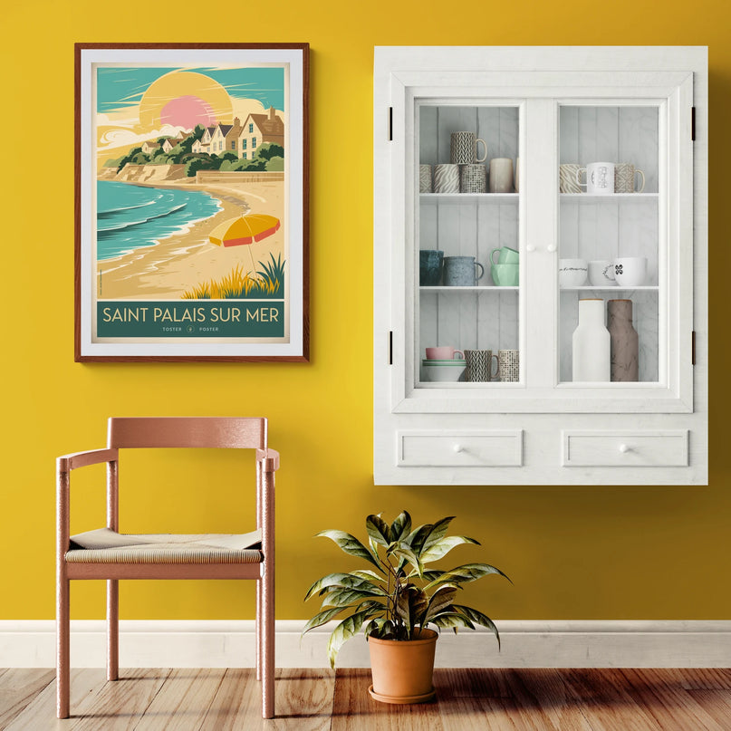 affiche saint palais sur mer
