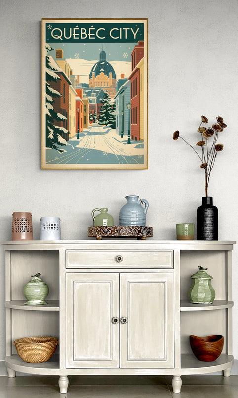 affiche vintage quebec