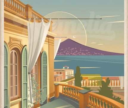 Affiche vintage Naples