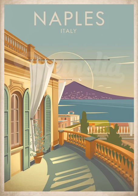 Affiche vintage Naples