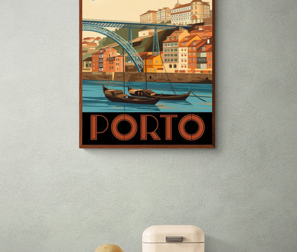 affiche vintage porto
