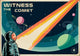 Affiche astronaute et comète style rétro futuriste