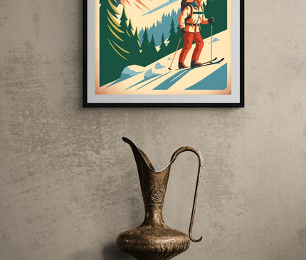 affiche pyrénées vintage