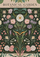 Affiche Jardin Botanique Floral Art Déco