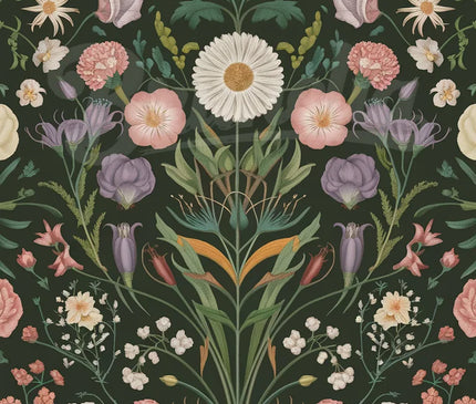 Pack Fleurs — 3 affiches A2 · Sélection 2 — pack d'affiches vintage Brunelia