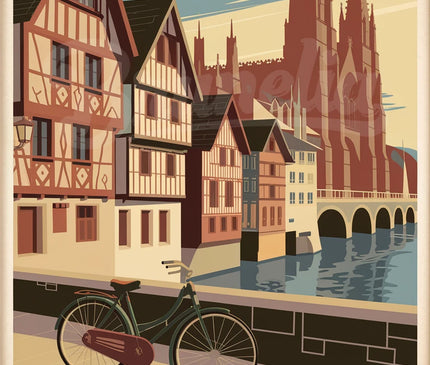 affiche bayonne vintage